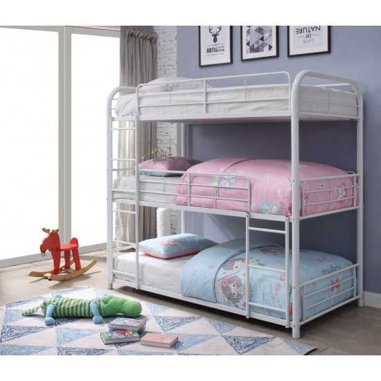 ACME Cairo Triple Bunk Bed - Full, White