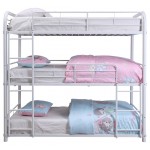 ACME Cairo Triple Bunk Bed - Full, White