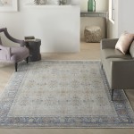 Nourison Starry Nights STN08 Area Rug, Grey, 8' x 10'