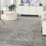 Nourison Starry Nights STN08 Area Rug, Grey, 8'6" x 11'6"