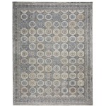 Nourison Starry Nights STN09 Area Rug, Grey/Navy, 8' x 10'