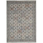 Nourison Starry Nights STN09 Area Rug, Grey/Navy, 8'6" x 11'6"