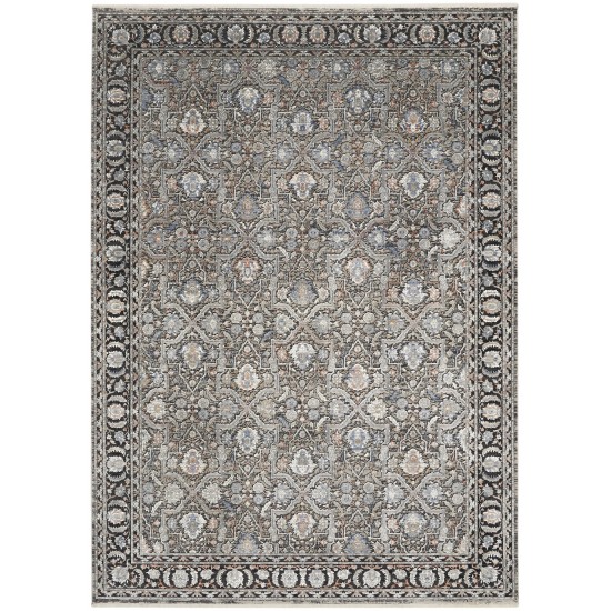 Nourison Starry Nights STN10 Area Rug, Grey/Navy, 5'3" x 7'3"