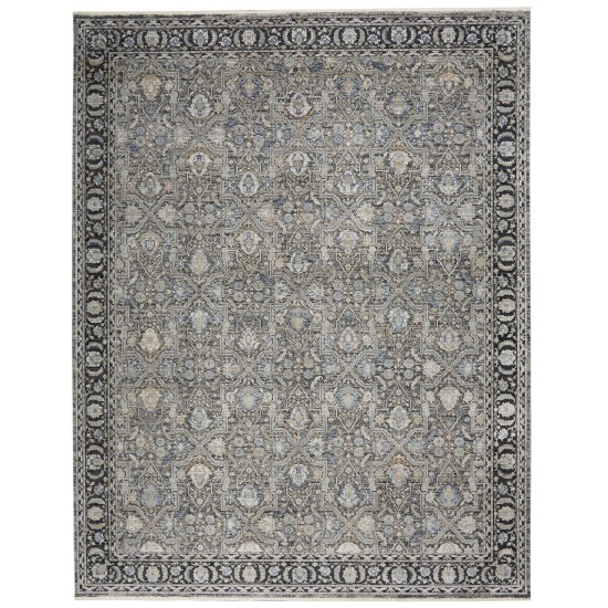 Nourison Starry Nights STN10 Area Rug, Grey/Navy, 8' x 10'