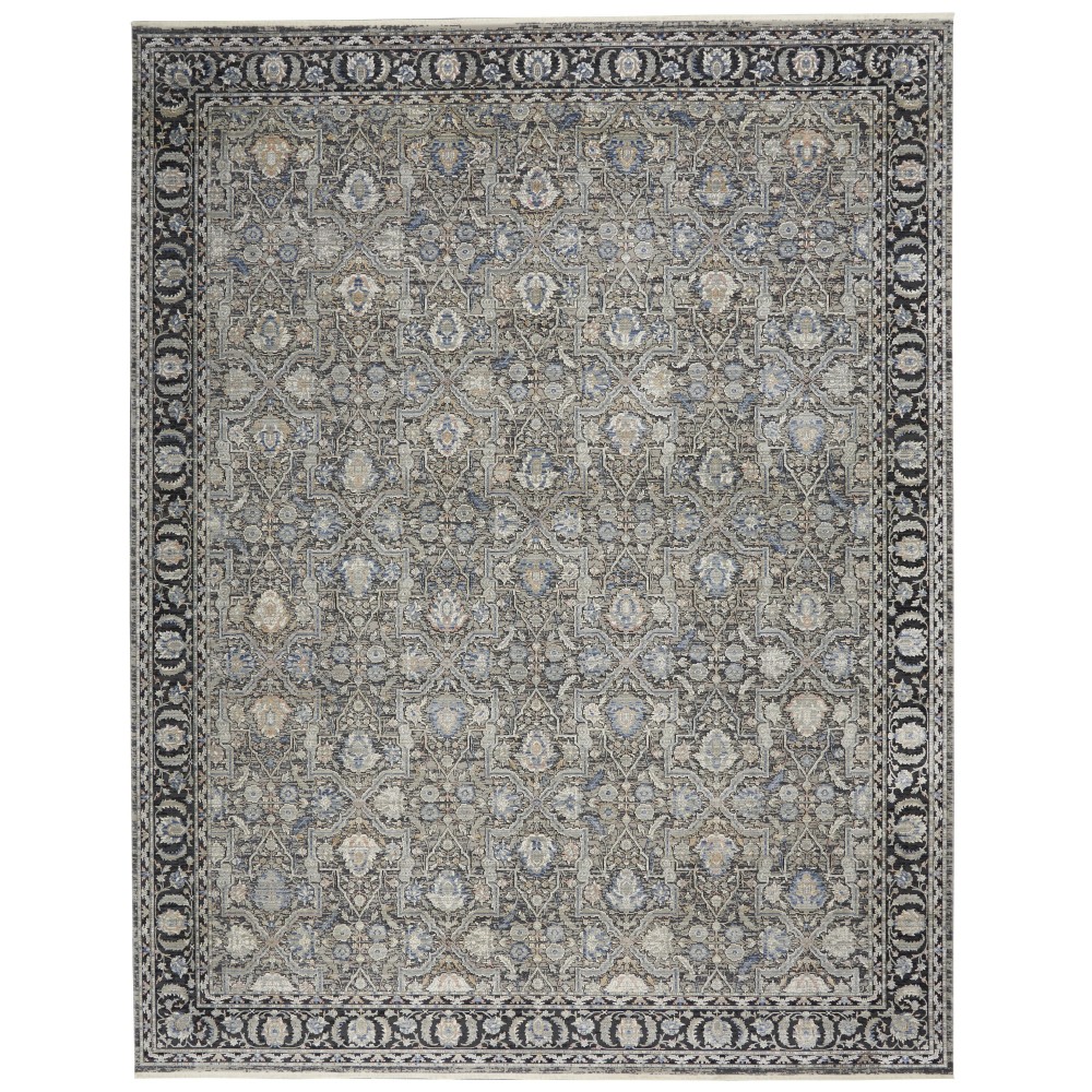 Nourison Starry Nights STN10 Area Rug, Grey/Navy, 8' x 10'