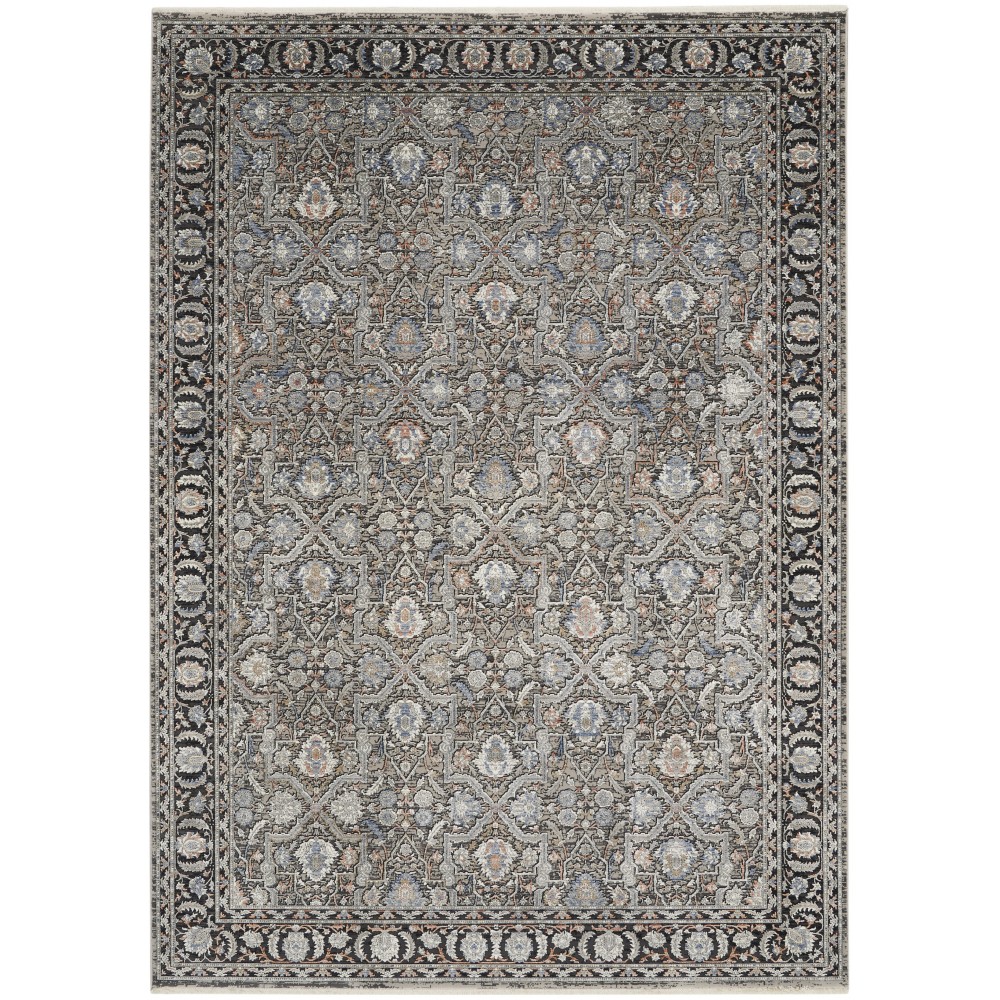 Nourison Starry Nights STN10 Area Rug, Grey/Navy, 8'6" x 11'6"