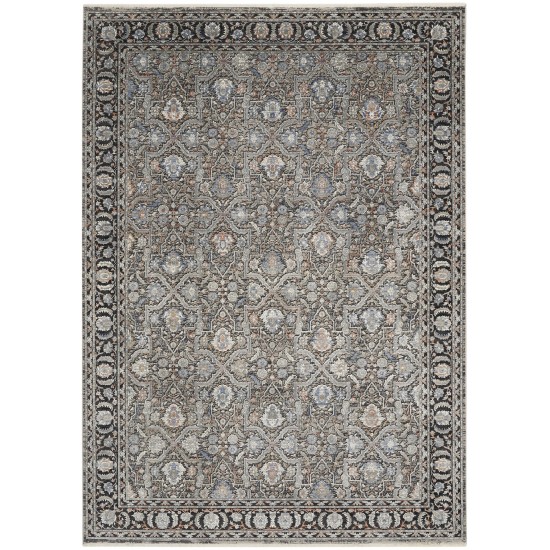 Nourison Starry Nights STN10 Area Rug, Grey/Navy, 9'10" x 12'6"