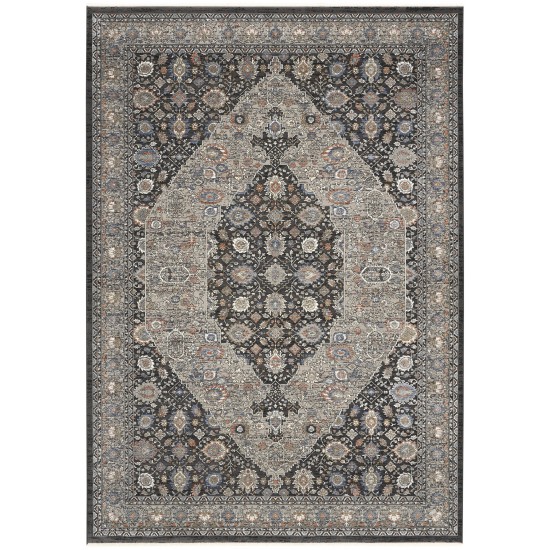 Nourison Starry Nights STN11 Area Rug, Grey/Blue, 5'3" x 7'3"