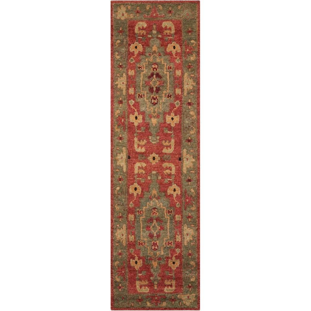 Nourison Tahoe TA01 Runner Rug, Rust, 2'3" x 8'