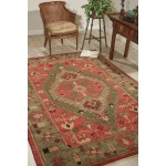 Nourison Tahoe TA01 Area Rug, Rust, 5'6" x 8'6"