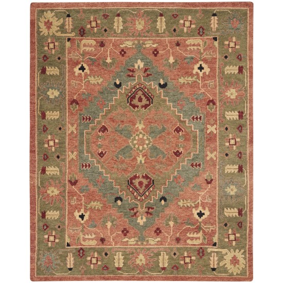 Nourison Tahoe TA01 Area Rug, Rust, 7'9" x 9'9"