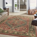 Nourison Tahoe TA01 Area Rug, Rust, 7'9" x 9'9"