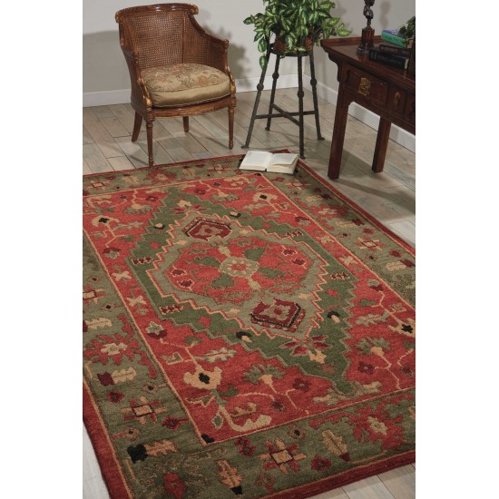 Nourison Tahoe TA01 Area Rug, Rust, 8'6" x 11'6"