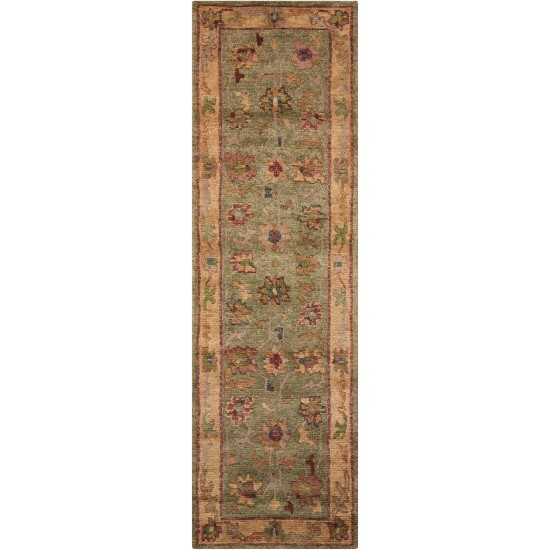 Nourison Tahoe TA03 Runner Rug, Green, 2'3" x 8'