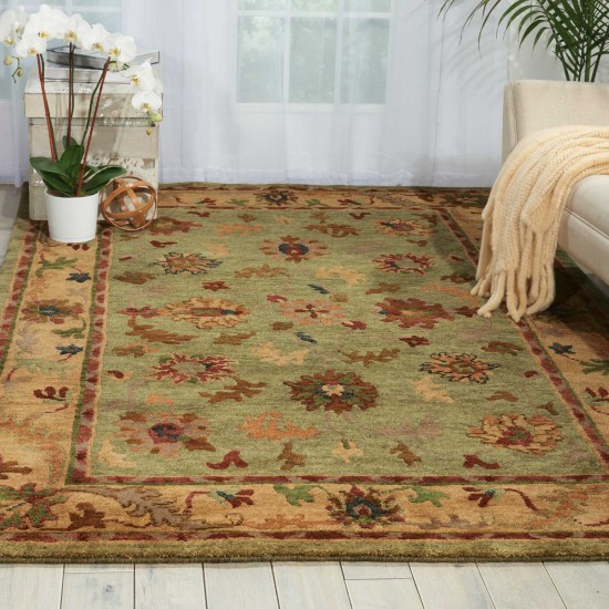 Nourison Tahoe TA03 Area Rug, Green, 3'9" x 5'9"