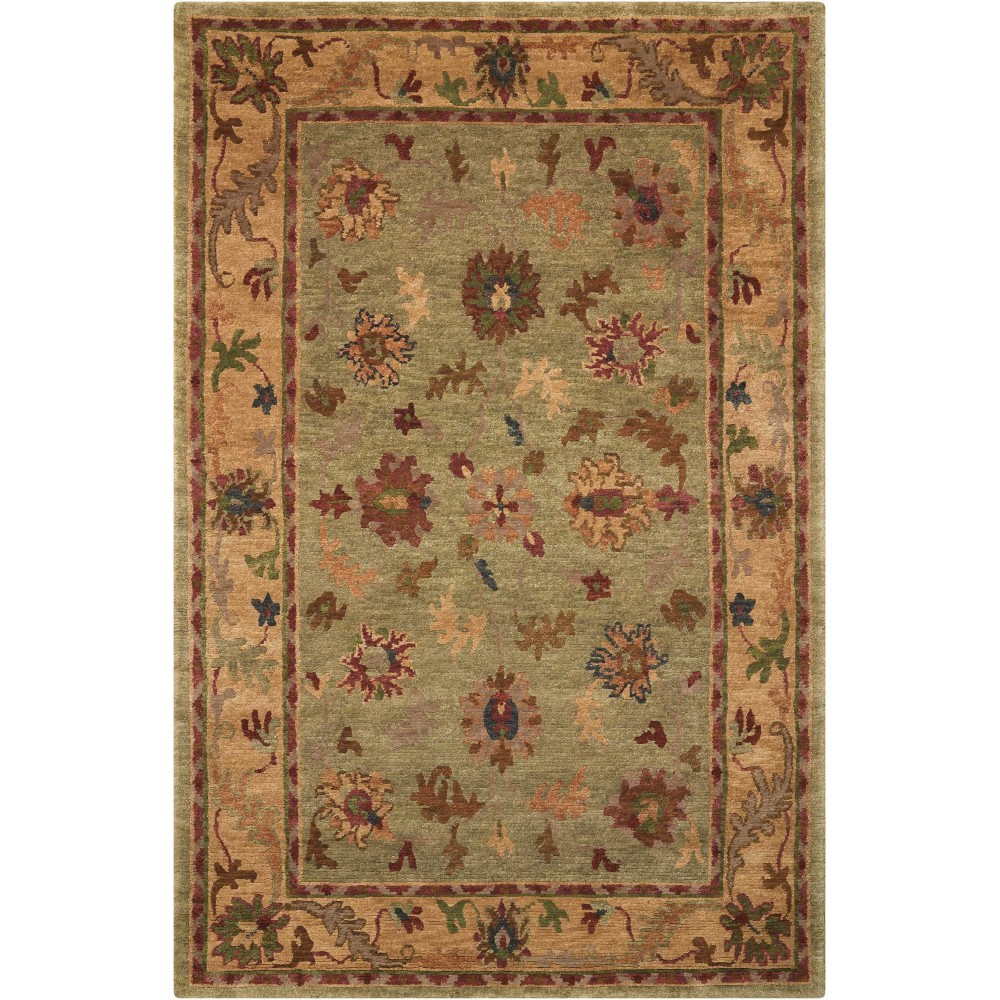 Nourison Tahoe TA03 Area Rug, Green, 8'6" x 11'6"