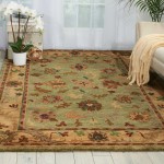 Nourison Tahoe TA03 Area Rug, Green, 8'6" x 11'6"