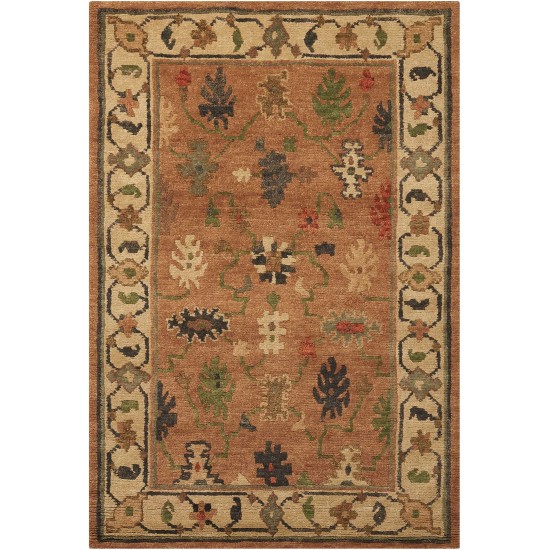 Nourison Tahoe TA05 Area Rug, Copper, 3'9" x 5'9"