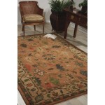 Nourison Tahoe TA05 Area Rug, Copper, 5'6" x 8'6"