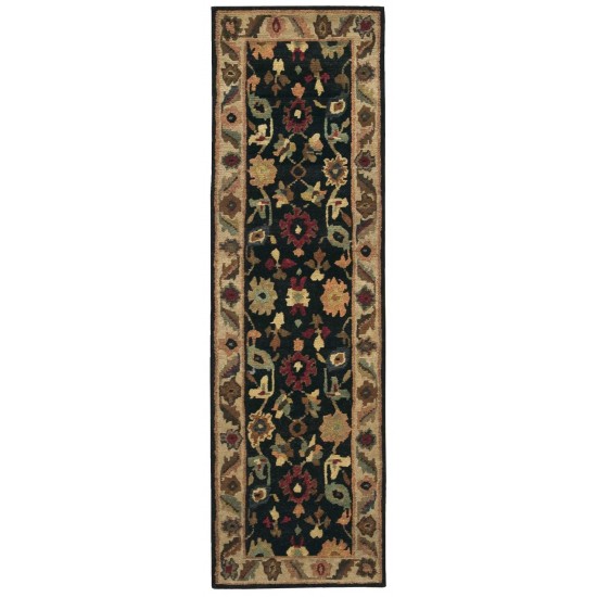 Nourison Tahoe TA08 Runner Rug, Black, 2'3" x 8'