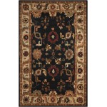 Nourison Tahoe TA08 Area Rug, Black, 3'9" x 5'9"