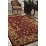 Nourison Tahoe TA08 Area Rug, Red, 3'9" x 5'9"