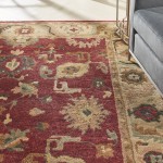 Nourison Tahoe TA08 Area Rug, Red, 7'9" x 9'9"