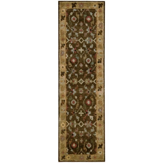 Nourison Tahoe TA10 Runner Rug, Espresso, 2'3" x 8'