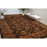 Nourison Tahoe TA10 Area Rug, Espresso, 8'6" x 11'6"