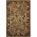 Nourison Tahoe TA10 Area Rug, Green, 3'9" x 5'9"