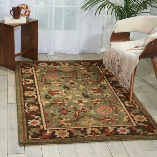 Nourison Tahoe TA10 Area Rug, Green, 8'6" x 11'6"