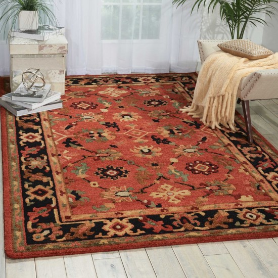 Nourison Tahoe TA12 Area Rug, Rust, 3'9" x 5'9"