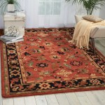 Nourison Tahoe TA12 Area Rug, Rust, 9'9" x 13'9"