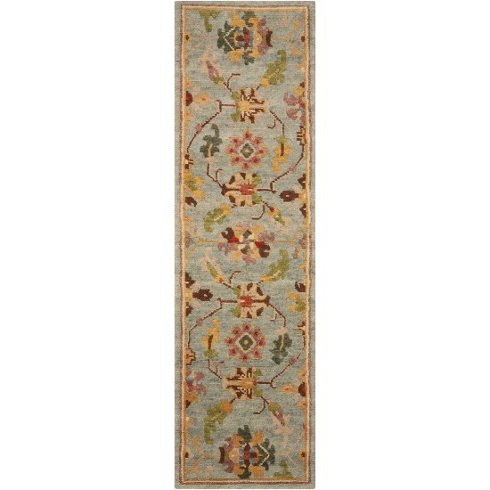 Nourison Tahoe TA13 Runner Rug, Seaglass, 2'3" x 8'