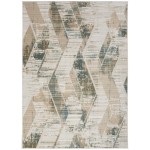 Nourison Thalia THL01 Area Rug, Beige/Grey, 5'3" x 7'3"