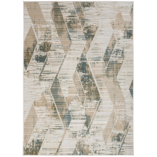 Nourison Thalia THL01 Area Rug, Beige/Grey, 6' x 9'