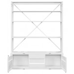 ACME Cargo Bookshelf & Ladder, White