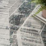 Nourison Thalia THL01 Area Rug, Grey/Beige, 5'3" x 7'3"