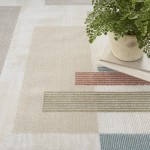 Nourison Thalia THL02 Area Rug, Ivory/Multicolor, 5'3" x 7'3"