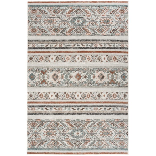 Nourison Thalia THL03 Area Rug, Grey/Multicolor, 5'3" x 7'3"