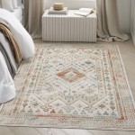 Nourison Thalia THL04 Area Rug, Beige/Multicolor, 6' x 9'