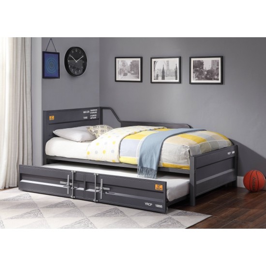 ACME Cargo Daybed & Trundle (Twin Size), Gunmetal (1Set/1Ctn)