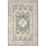 Nourison Thalia THL04 Area Rug, Green/Ivory, 5'3" x 7'3"