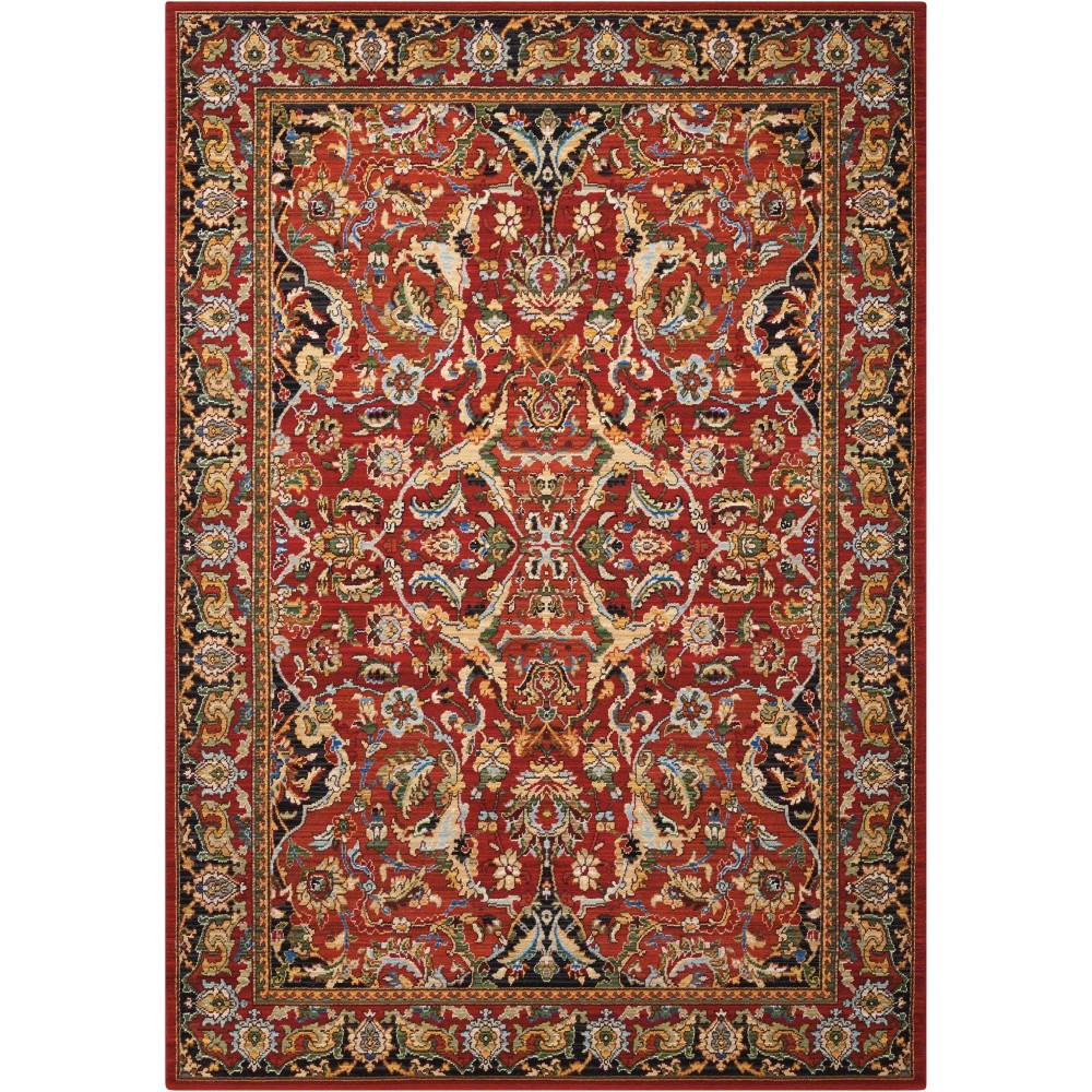 Nourison Timeless TML15 Area Rug, Red, 5'6" x 8' Nourison Timeless TML15 Area Rug, Red, 5'6" x 8'