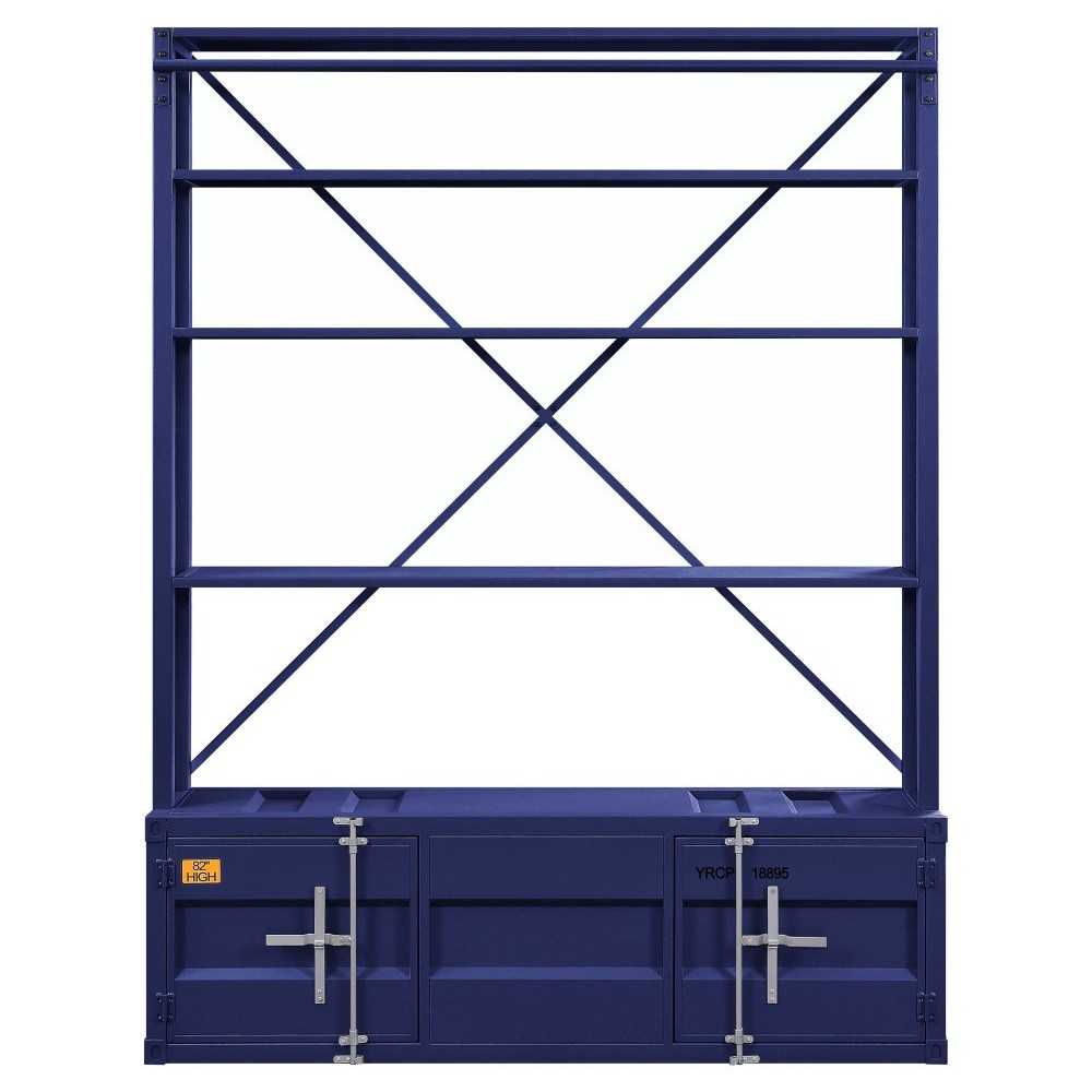 ACME Cargo Bookshelf & Ladder, Blue