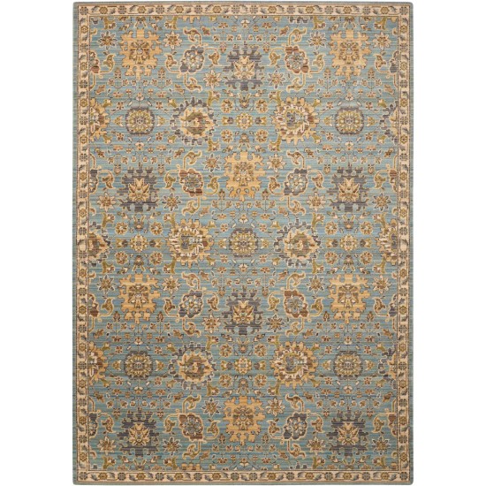 Nourison Timeless TML19 Area Rug, Light Blue, 12' x 15'