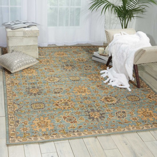 Nourison Timeless TML19 Area Rug, Light Blue, 12' x 15'