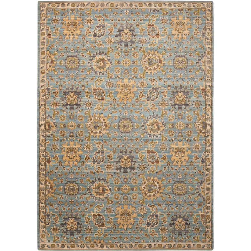 Nourison Timeless TML19 Area Rug, Light Blue, 7'9" x 9'9"