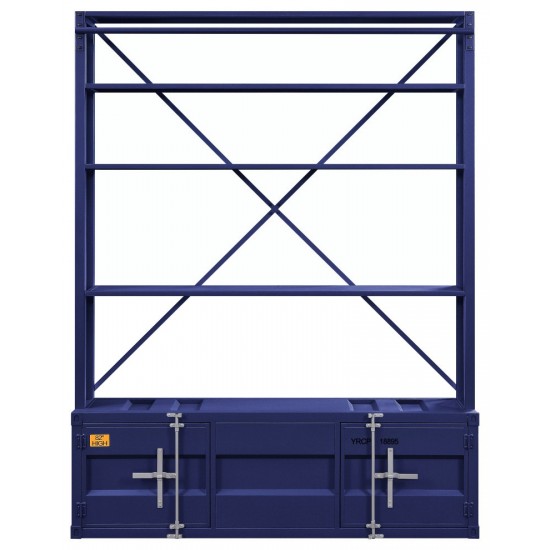 ACME Cargo Bookshelf & Ladder, Blue