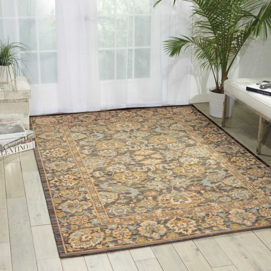 Nourison Timeless TML20 Area Rug, Opal/Grey, 12' x 15'